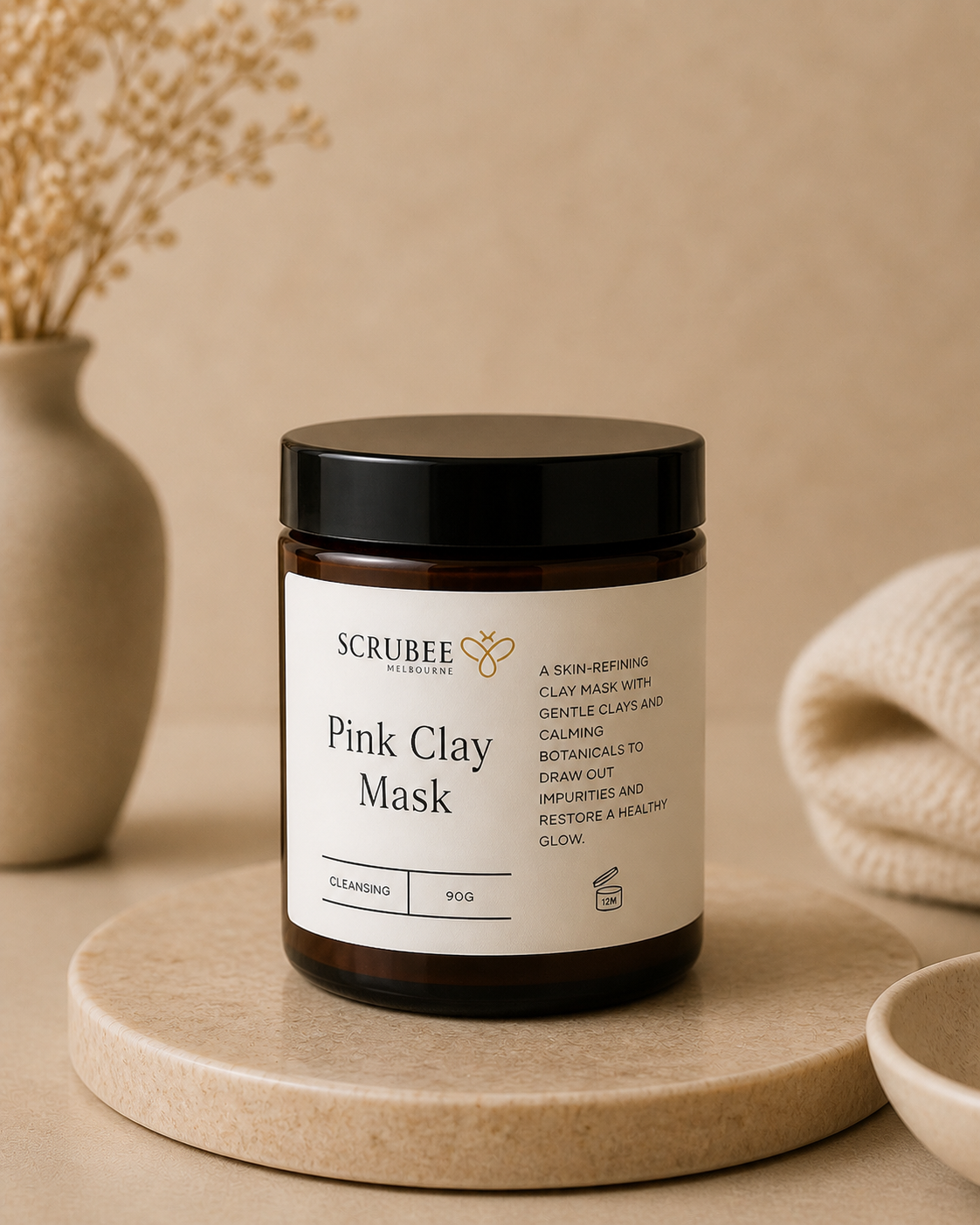 Pink Clay Mask (90g)